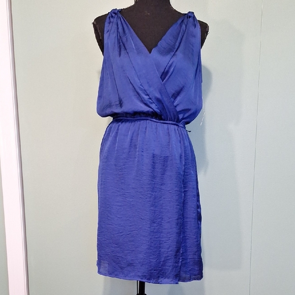 Bisou Bisou Dresses & Skirts - Nwt Bisou Bisou Blue Flowy Summer Dress Size 8
